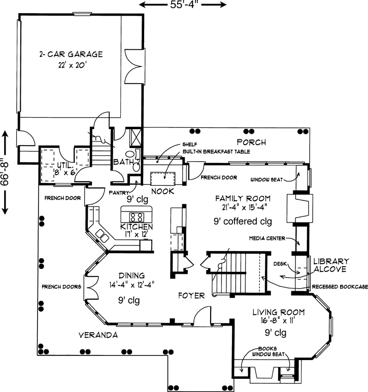 Main Floor Plan: 58-379