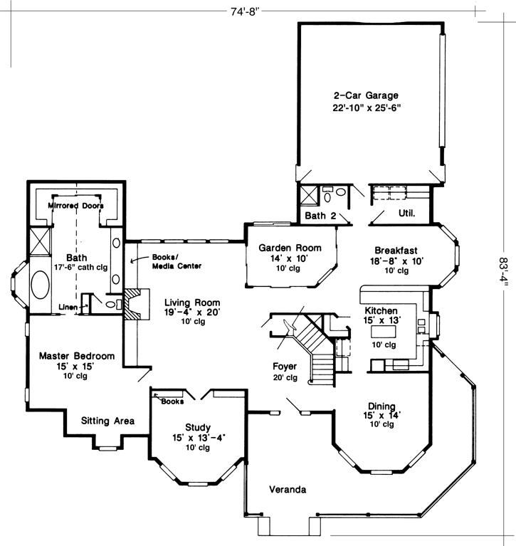 Main Floor Plan: 58-380