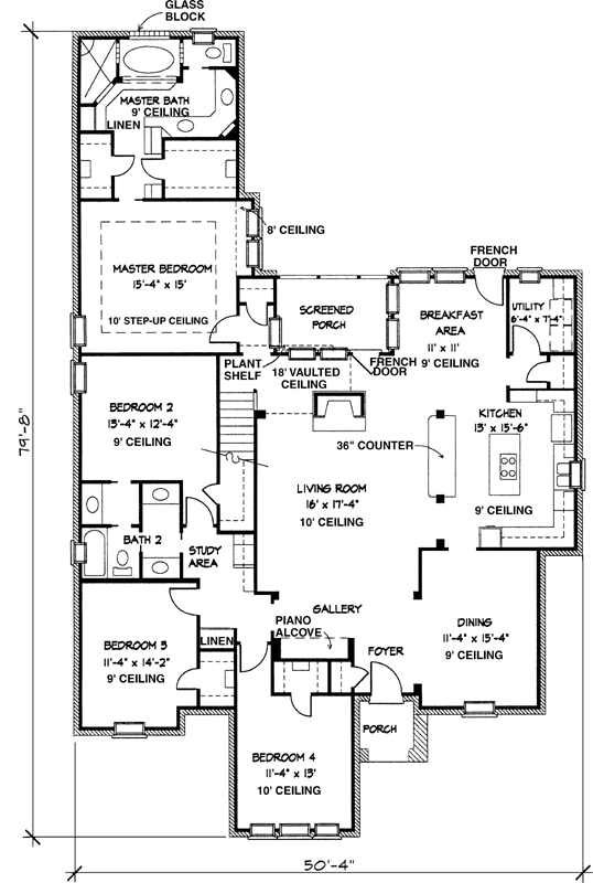 Main Floor Plan: 58-384