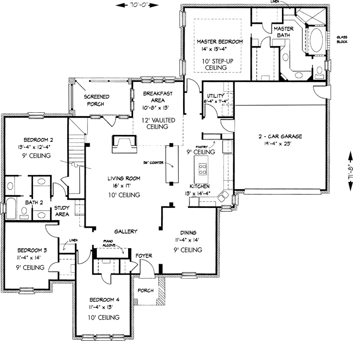 Main Floor Plan: 58-385