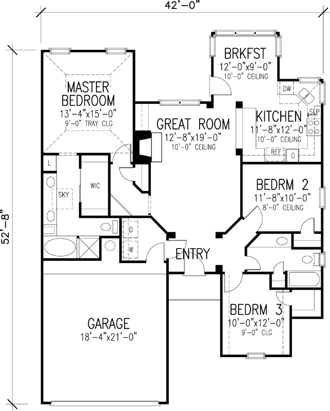 Main Floor Plan: 58-397