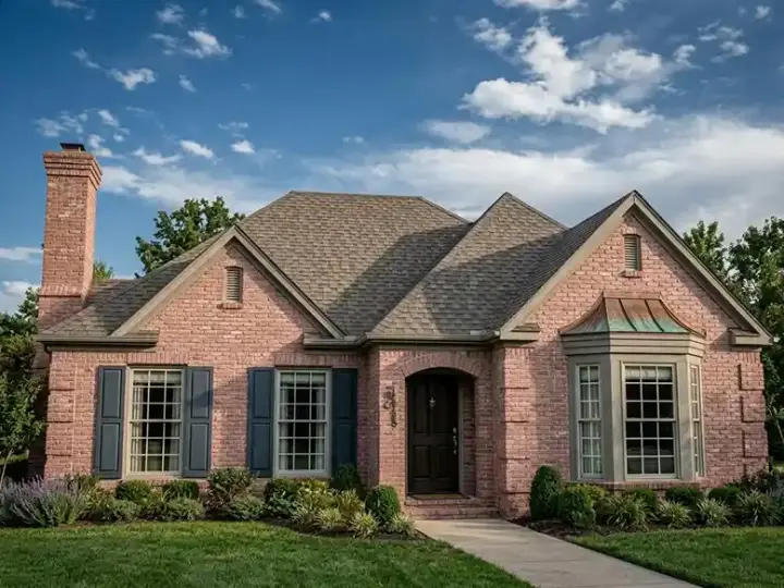 European house plans 58-400 - front exterior, 1,698 sq ft, 3 bed, 2 bath house plans | Monster House Plans