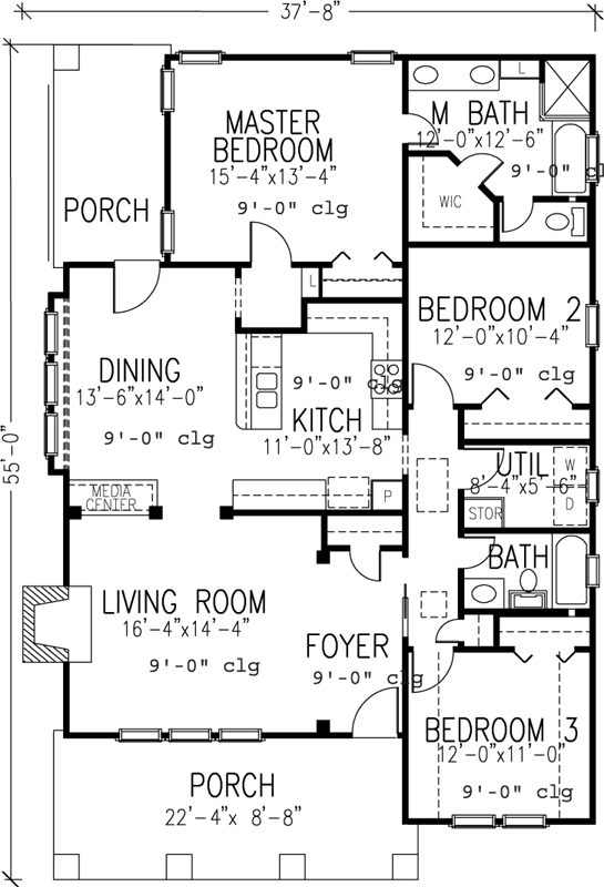 Main Floor Plan: 58-402