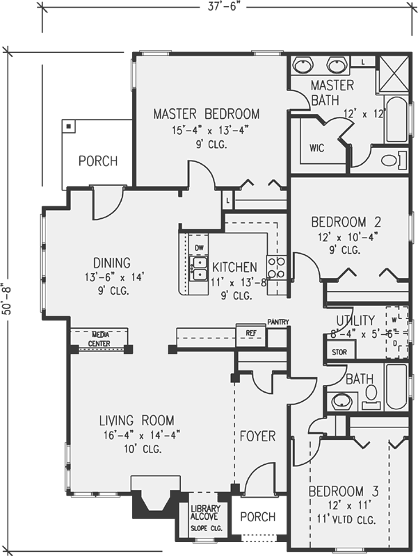 Main Floor Plan: 58-404