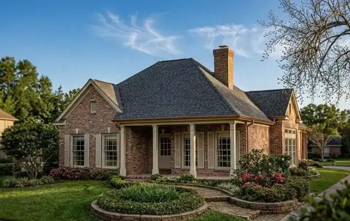 Traditional house plans 58-409 - front exterior, 1,732 sq ft, 2 bed, 2 bath house plans | Monster House Plans