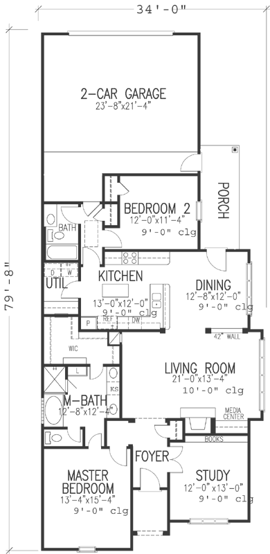 Main Floor Plan: 58-410