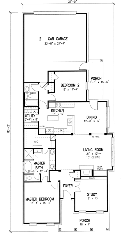 Main Floor Plan: 58-411