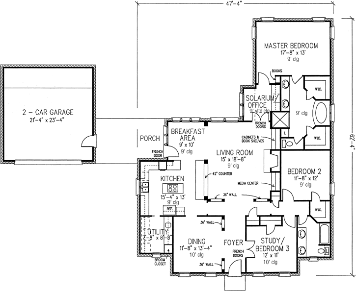 Main Floor Plan: 58-415