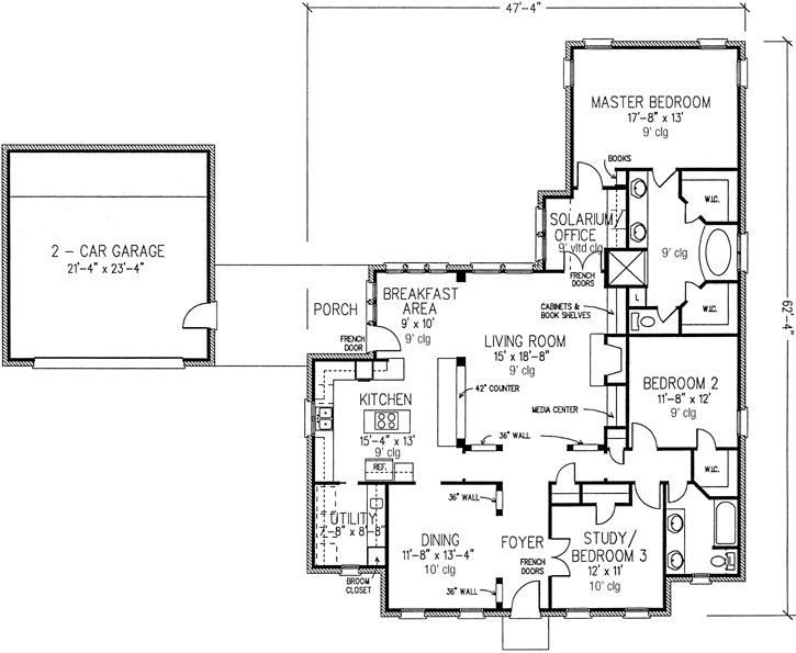 Main Floor Plan: 58-416