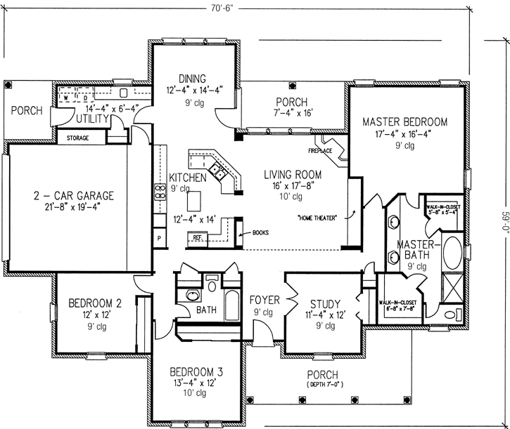 Main Floor Plan: 58-417