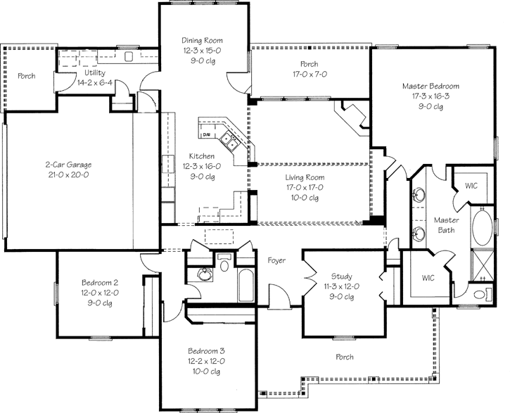 Main Floor Plan: 58-418