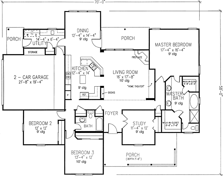 Main Floor Plan: 58-419