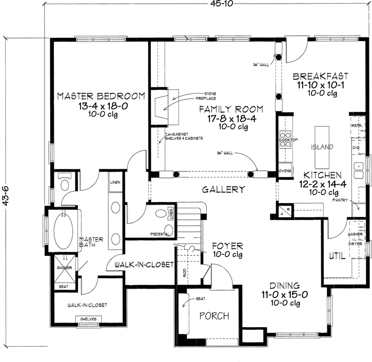 Main Floor Plan: 58-420