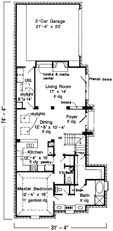 Main Floor Plan: 58-422