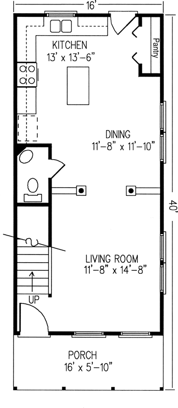 Main Floor Plan: 58-425