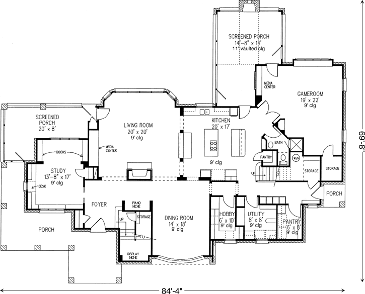 Main Floor Plan: 58-426