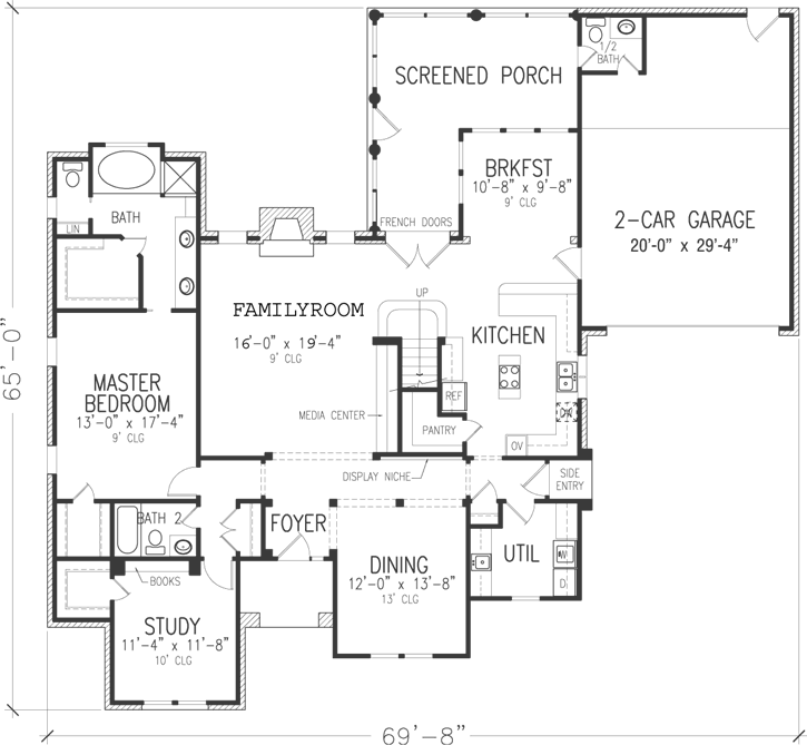 Main Floor Plan: 58-428
