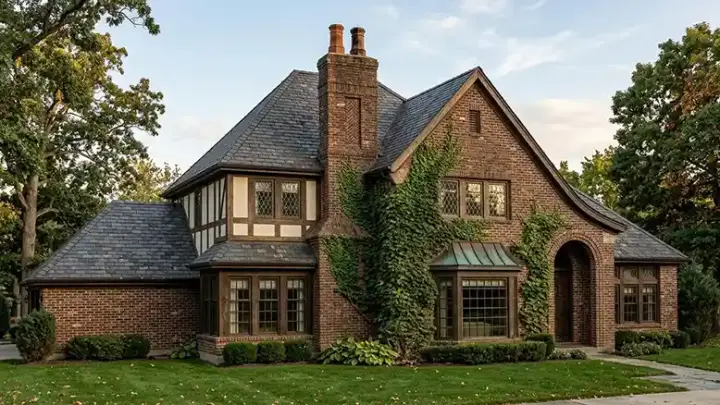French Country house plans 58-429 - front exterior, 2,982 sq ft, 3 bed, 2 bath house plans | Monster House Plans