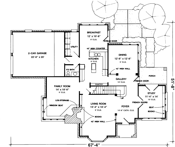 Main Floor Plan: 58-429