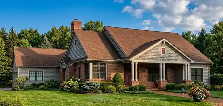 Traditional house plans 58-432 - front exterior, 1,650 sq ft, 3 bed, 2 bath house plans | Monster House Plans