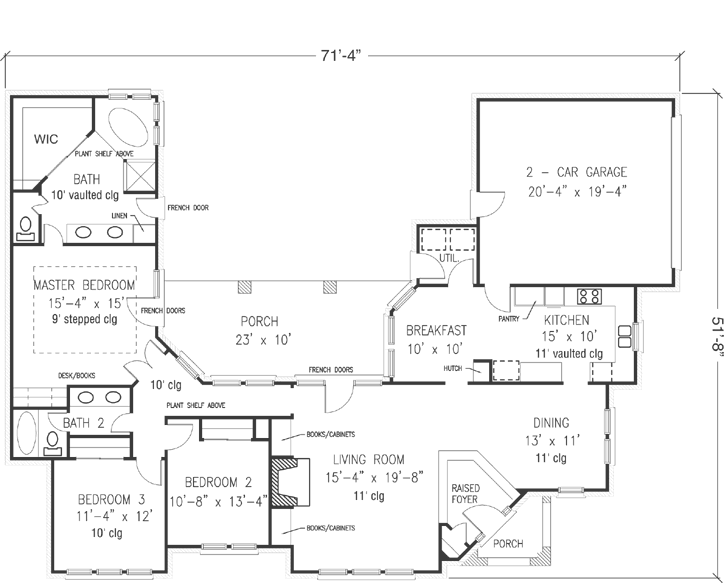 Main Floor Plan: 58-437