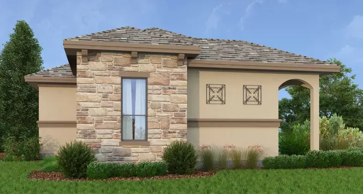 Accessory Dwelling Unit house plans 59-101 - front exterior, 574 sq ft, 1 bed, 1 bath house plans | Monster House Plans
