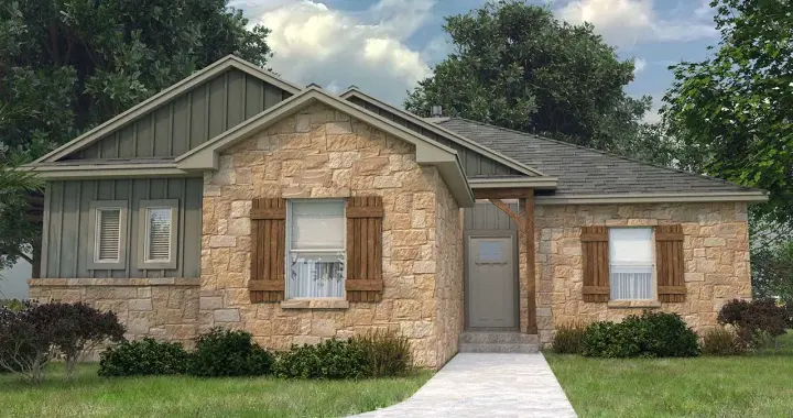 Country house plans 59-111 - front exterior, 1,691 sq ft, 3 bed, 2 bath house plans | Monster House Plans