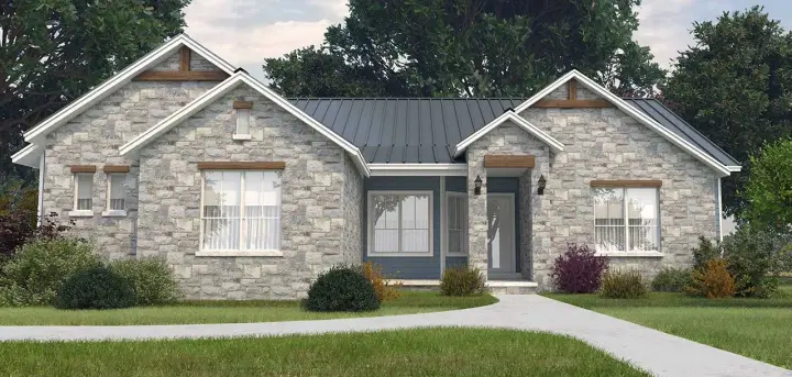 Country house plans 59-213 - front exterior, 2,878 sq ft, 3 bed, 3 bath house plans | Monster House Plans