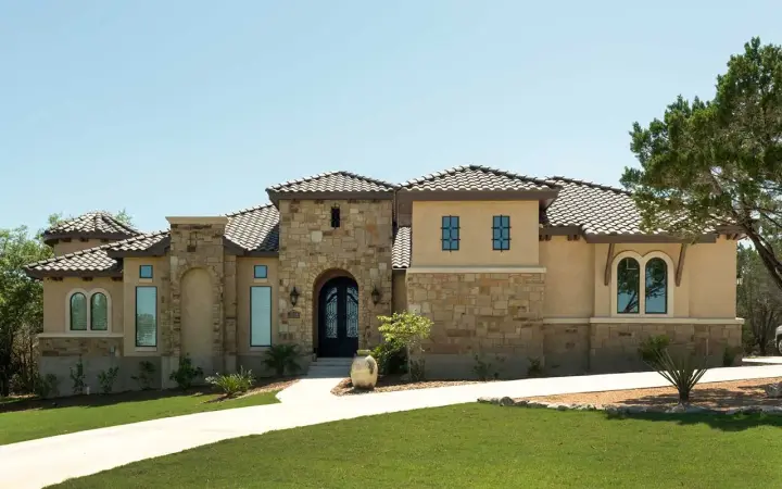 Mediterranean house plans 59-237 - front exterior, 3,184 sq ft, 3 bed, 3 bath house plans | Monster House Plans