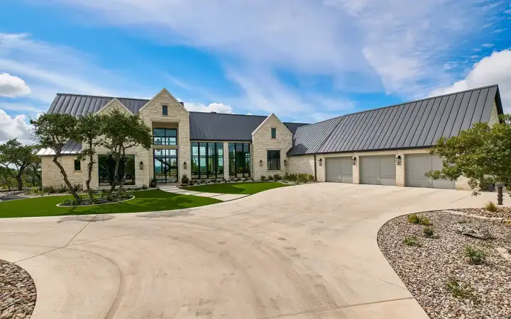 Modern house plans 59-313 - front exterior, 3,963 sq ft, 3 bed, 4 bath house plans | Monster House Plans