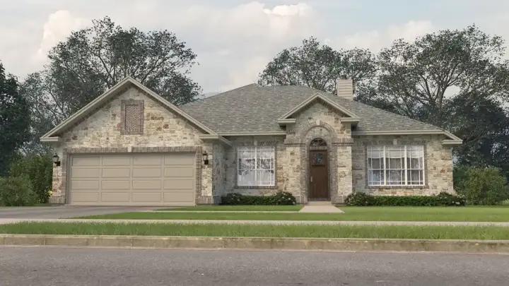 Traditional house plans 59-325 - front exterior, 2,462 sq ft, 3 bed, 2 bath house plans | Monster House Plans