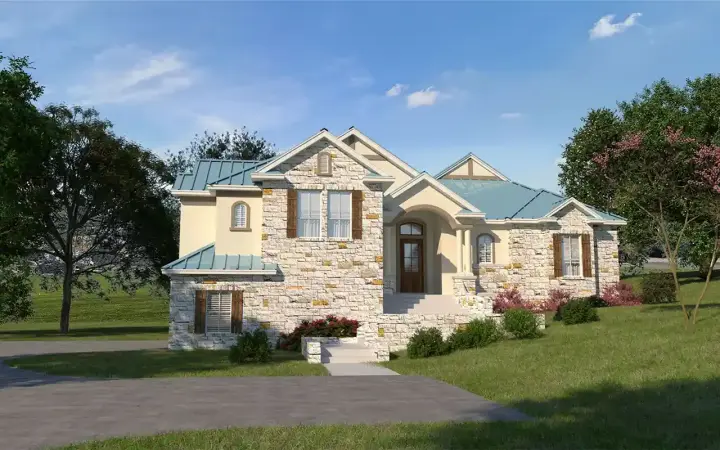 Traditional house plans 59-331 - front exterior, 3,285 sq ft, 3 bed, 3 bath house plans | Monster House Plans