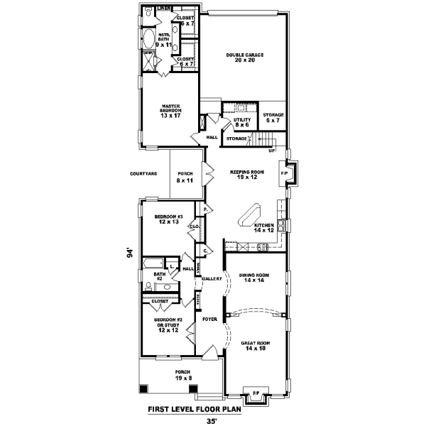 Main Floor Plan: 6-1002