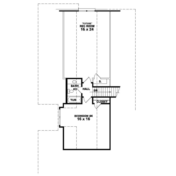 Upper/Second Floor Plan: 6-1002