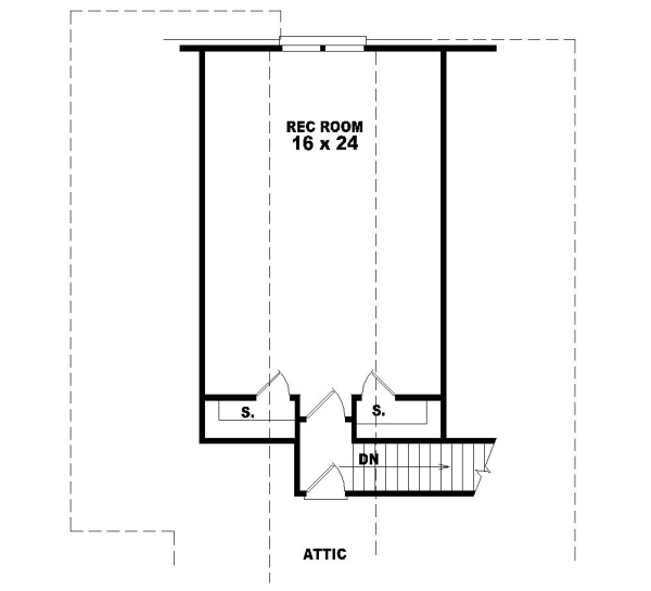 Upper/Second Floor Plan: 6-1003