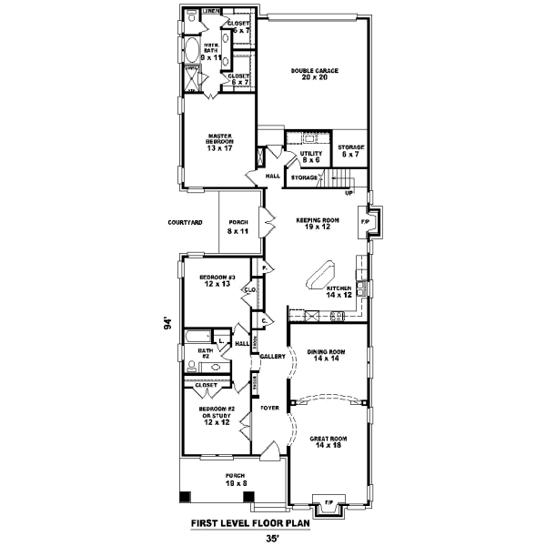 Main Floor Plan: 6-1004