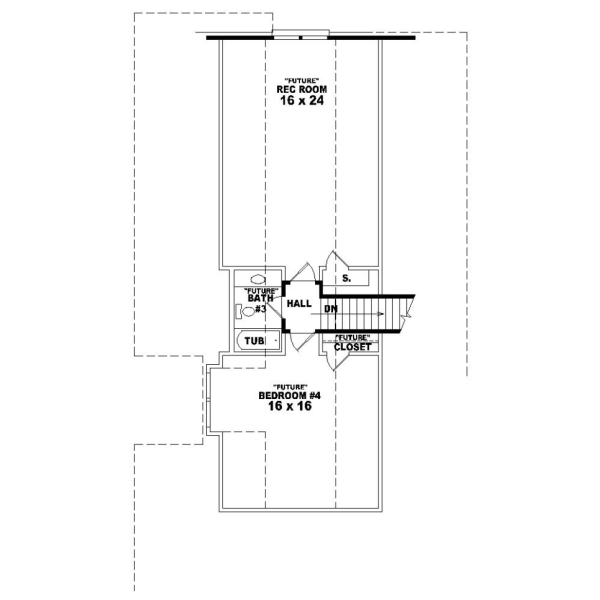 Upper/Second Floor Plan: 6-1004