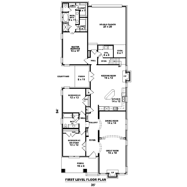 Main Floor Plan: 6-1006