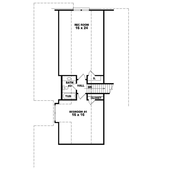 Upper/Second Floor Plan: 6-1006