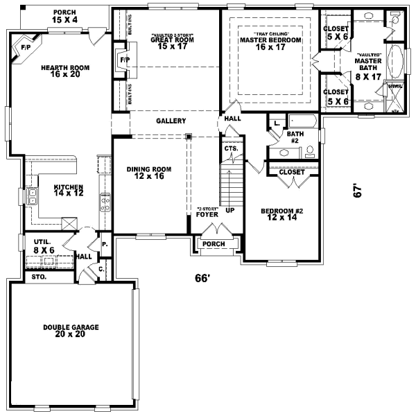 Main Floor Plan: 6-1007