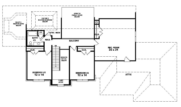Upper/Second Floor Plan: 6-1009