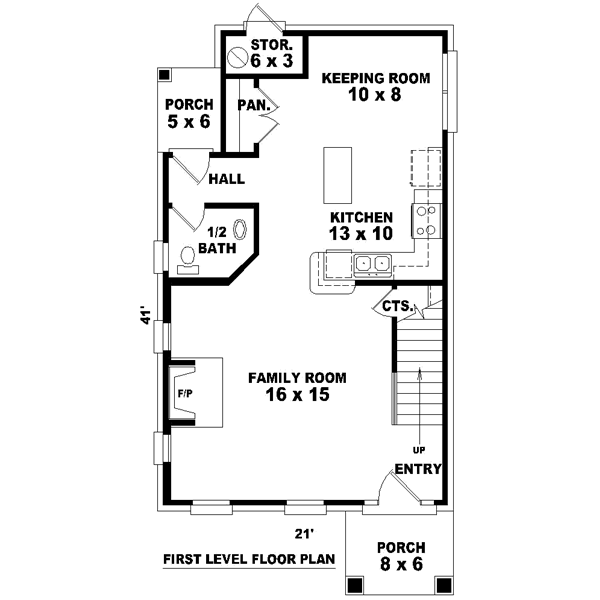 Main Floor Plan: 6-101
