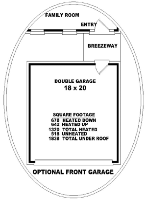 Southern-colonial Style Home Design Plan: 6-101