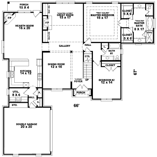 Main Floor Plan: 6-1012