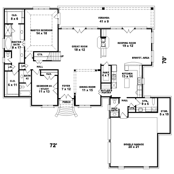 Main Floor Plan: 6-1014