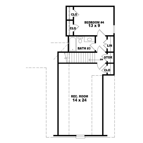 Upper/Second Floor Plan: 6-1017