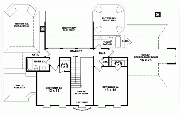 Upper/Second Floor Plan: 6-1024