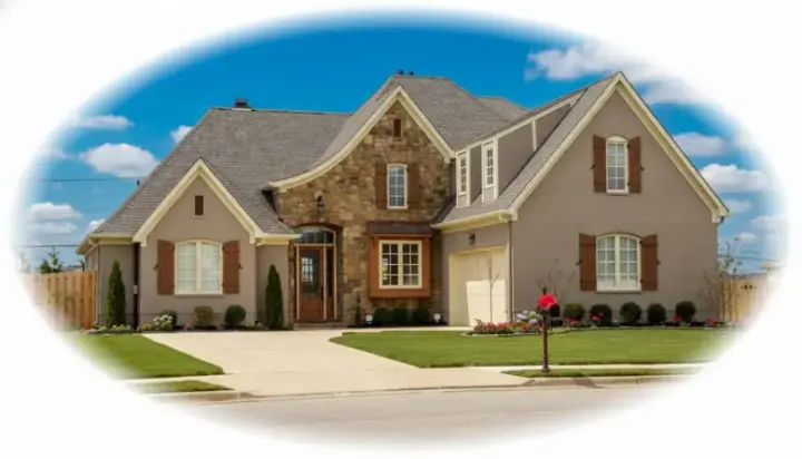 French Country house plans 6-1026 - front exterior, 3,554 sq ft, 4 bed, 3 bath house plans | Monster House Plans