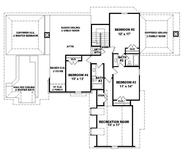 Upper/Second Floor Plan:6-1026