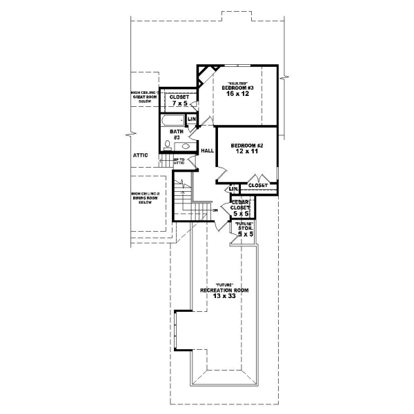 Upper/Second Floor Plan: 6-1027